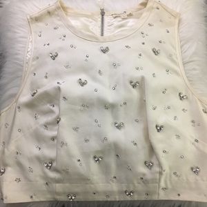 J.Crew Bridal Embellished Top